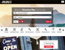 Tablet Screenshot of directoryplus.com